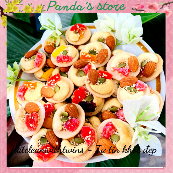 Bánh Đồng Tiền Mix Hạt Và Trái Cây 450gr