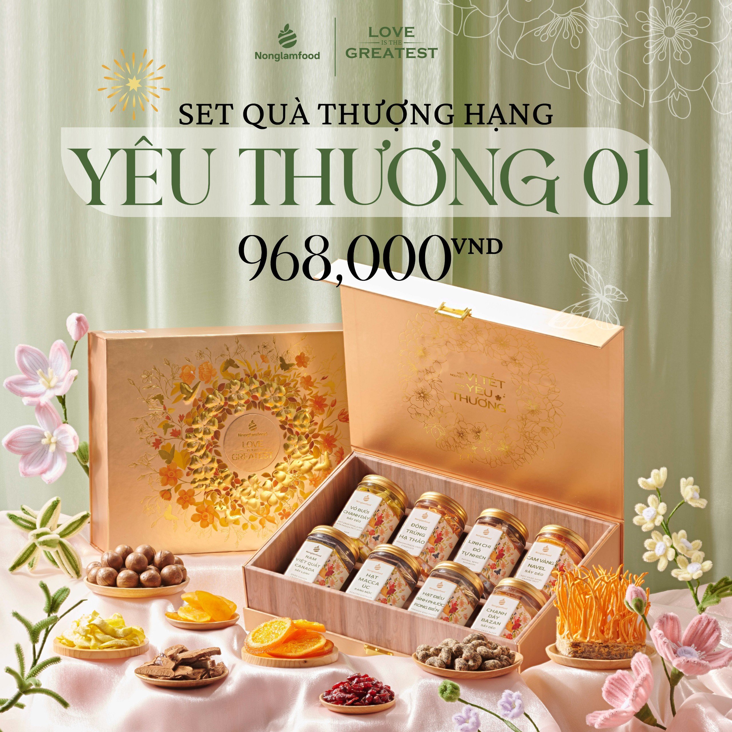 Set quà Tết Xuân Yêu Thương 01 Nông Lâm Food