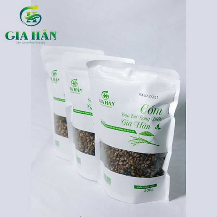 Cốm gạo lứt rong biển Gia Hân (Gói 200gr)
