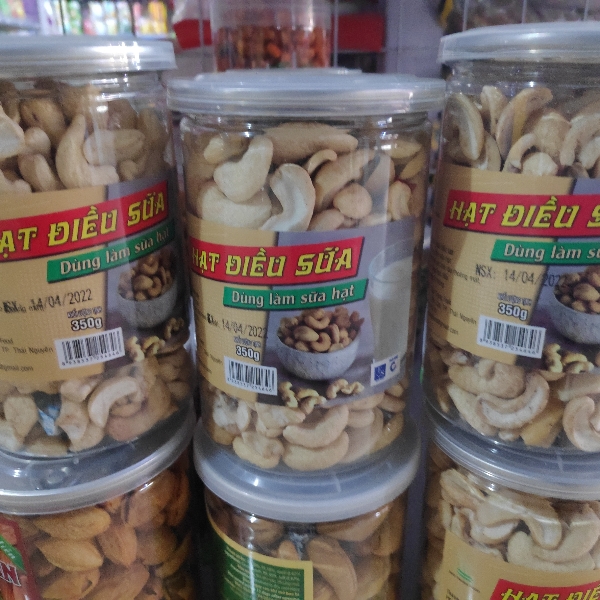 HẠT ĐIỀU SỮA NGUYÊN HẠT SẤY 350g