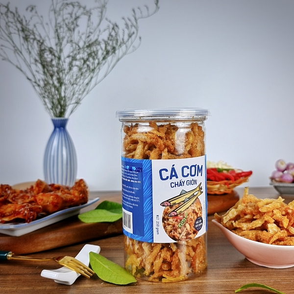 CÁ CƠM CHẤY GIÒN ĂN LIỀN 250GR - MẬN KHOA