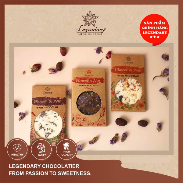 [HÀNG CHÍNH HÃNG] Bộ sưu tập thanh hoa và hạt 27g hương vị dễ ăn thanh lịch quyến rũ Socola Legendary