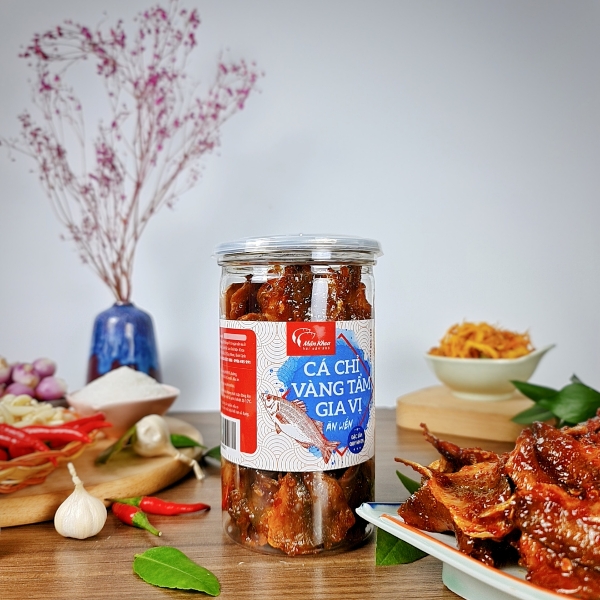 CÁ CHỈ VÀNG TẨM GIA VỊ ĂN LIỀN 300GR - MẬN KHOA