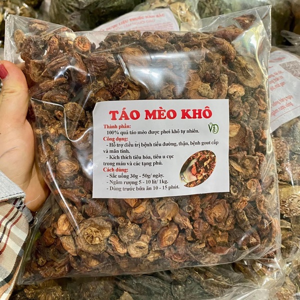 Táo mèo khô Mù Căng Chải Túi 1kg