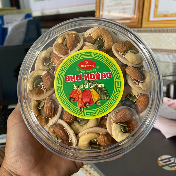 Bánh Mix Vị Hạt Điều - Hạnh Nhân (Hộp 450 Gram)