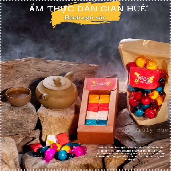 Mộc Truly Hue's - Bánh Ngũ Sắc Đặc Sản Cố Đô Túi 30 Cái