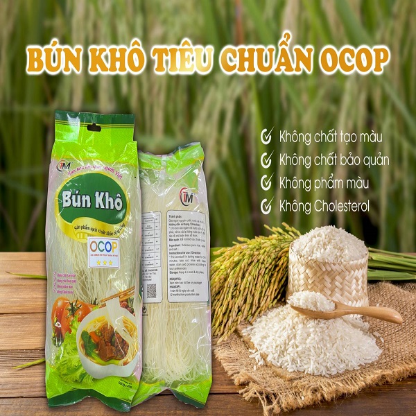 OCOP - Bún khô Thanh Mai gói 500g