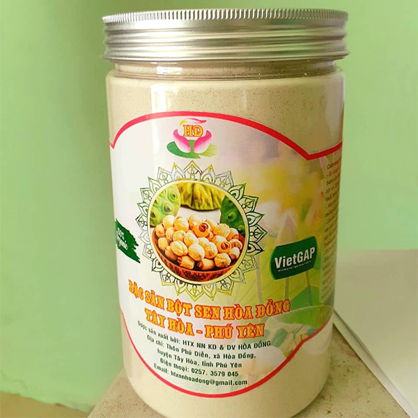 OCOP - Bột hạt sen Hòa Đồng - Phú Yên 01 Hộp 0.5kg
