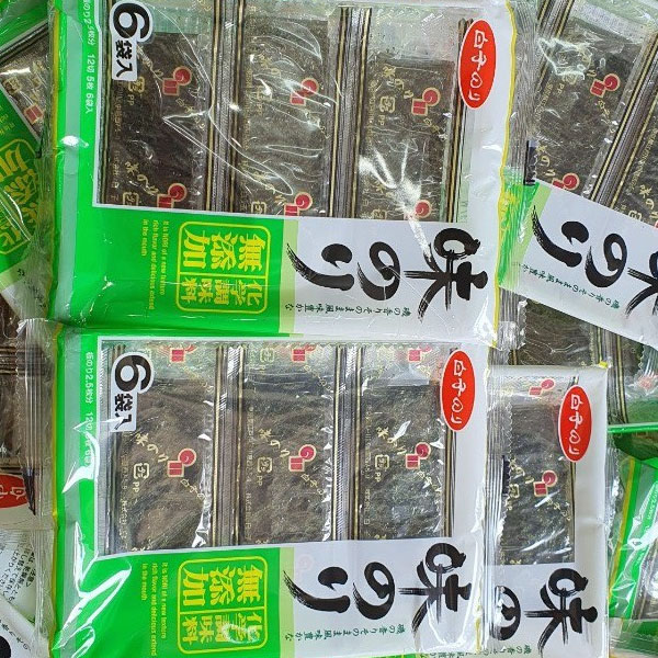 Rong Biển Sấy Ăn Liền Shirako Aji Nori Nhật Bản 30 Túi