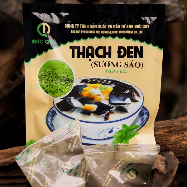 Bột Thạch đen (sương sáo) ĐỨC QUÝ gói 100g