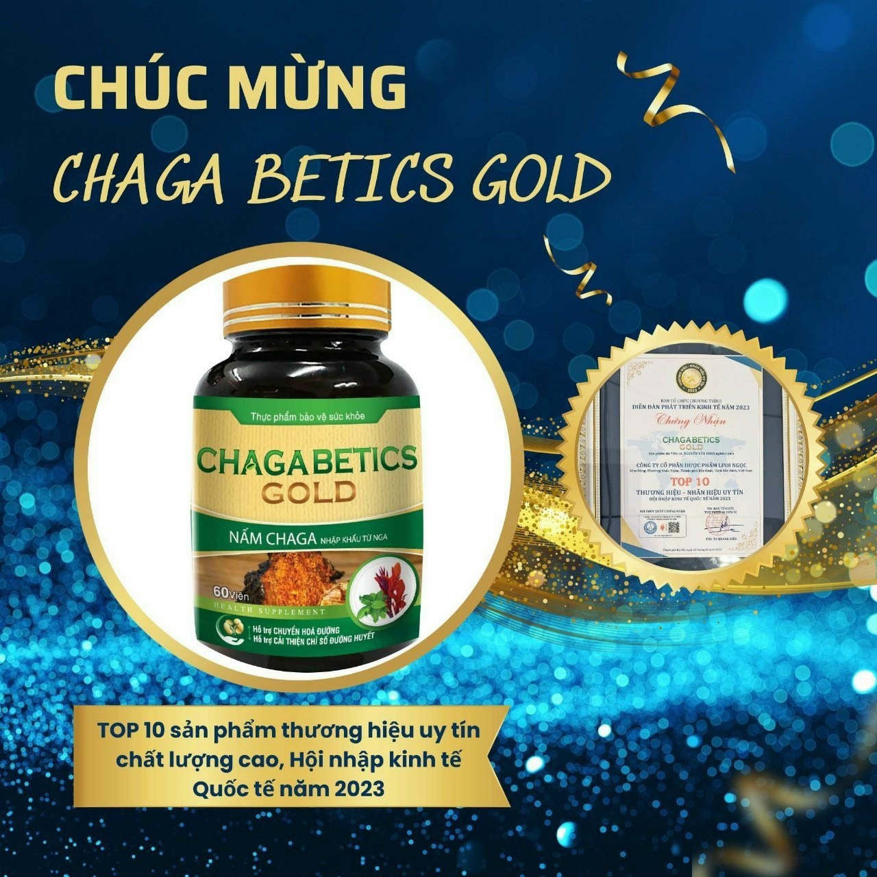 Nấm CHA GA { HỘP 60V}