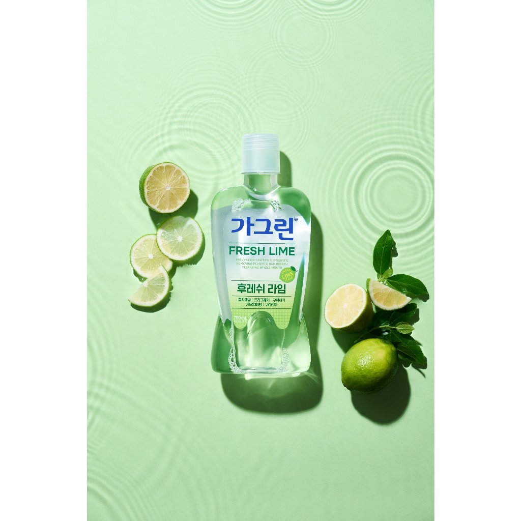 Nước súc miệng Garglin Fresh Lime - 8% cồn - chai 100ml