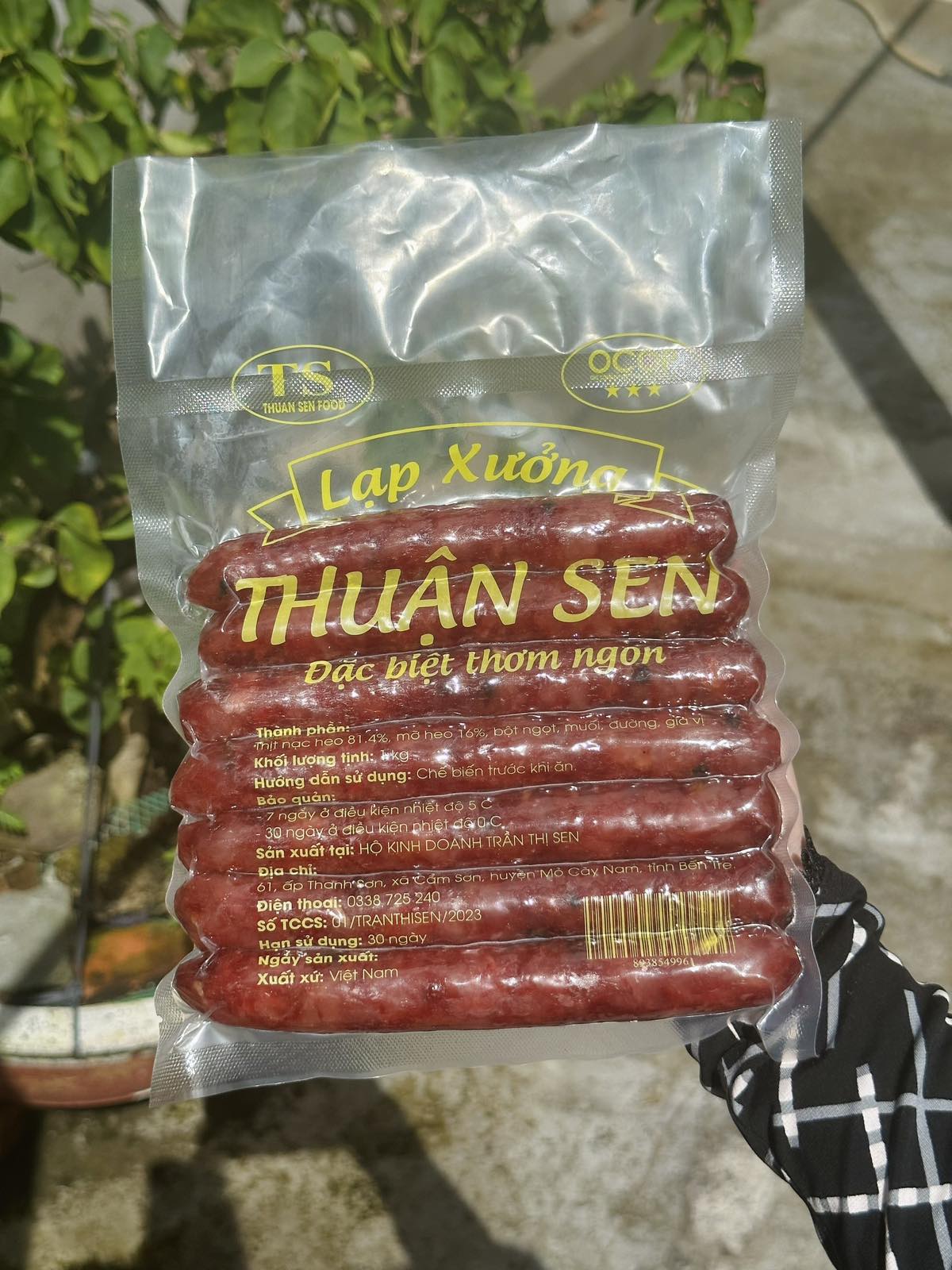 OCOP - LẠP XƯỞNG THUẬN SEN - 500gram