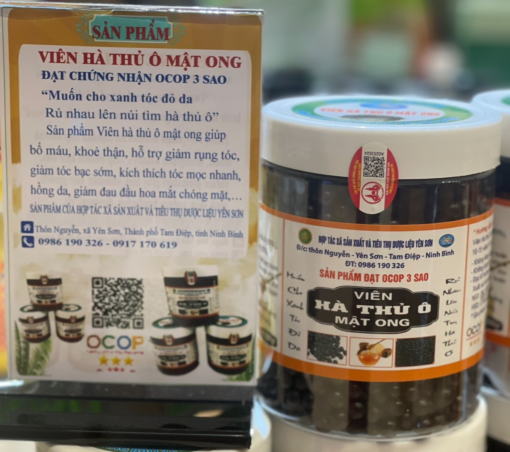 OCOP Ninh Bình - Viên hà thủ ô mật ong 500g