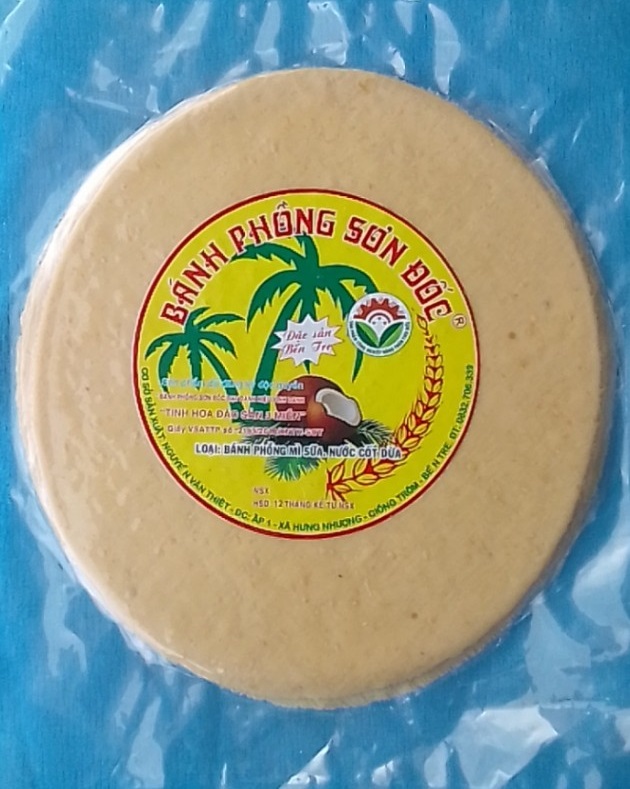OCOP - Bánh phồng mì sữa, nước cốt dừa Nguyễn Văn Thiết ( gói 400gr)