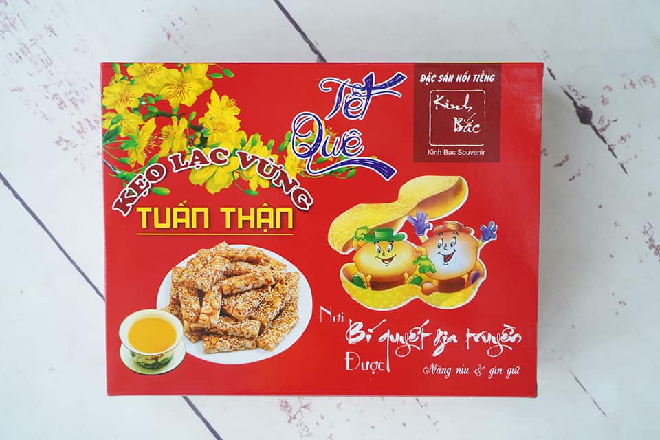 OCOP - Kẹo lạc vừng Tuấn Thận - Hộp 500g