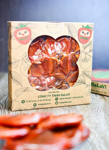 Hồng sấy dẻo miếng 250gr