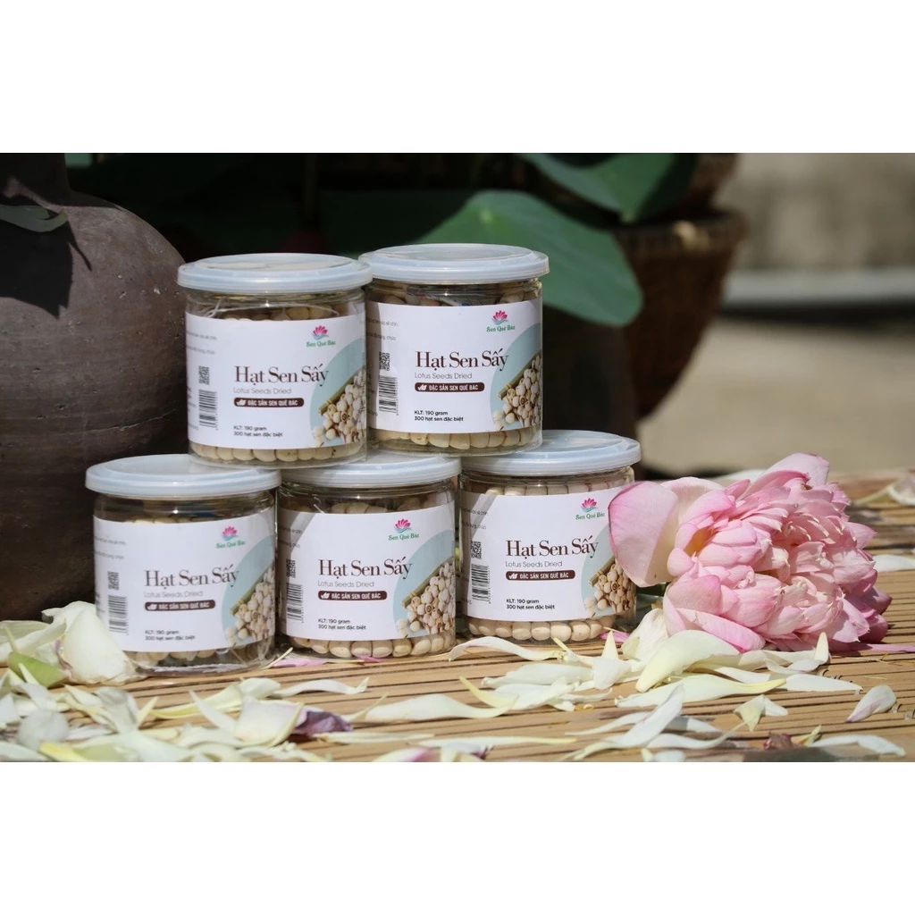 Hạt sen sấy khô - hộp 150g