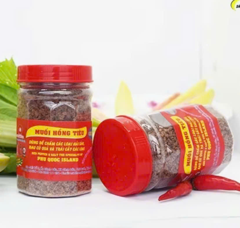 Muối Hồng Tiêu Phú Quốc - Hộp 120g
