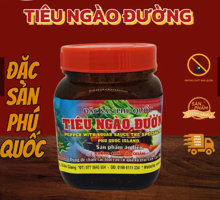 Tiêu ngào đường Phú Quốc - Hộp 120g