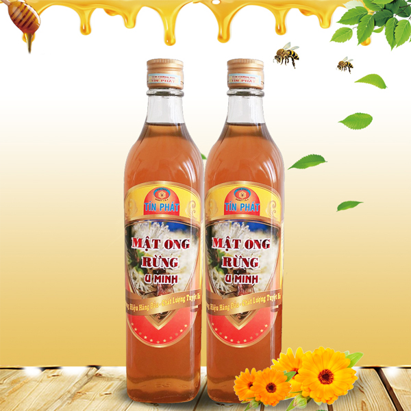 Mật ong Rừng U Minh Tín Phát - Chai 500ml