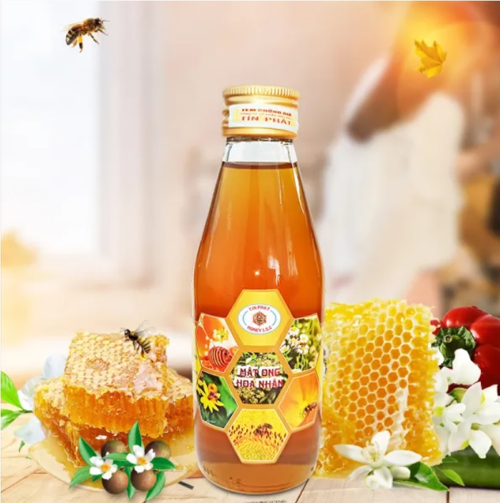 Mật ong hoa nhãn Tín Phát - 200ml