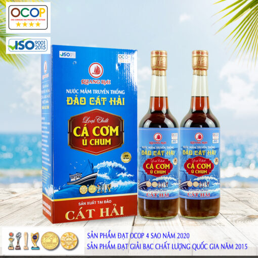 Chắt Cá Cơm Ủ Chum 29ºN - Hộp 02 Chai 650ml