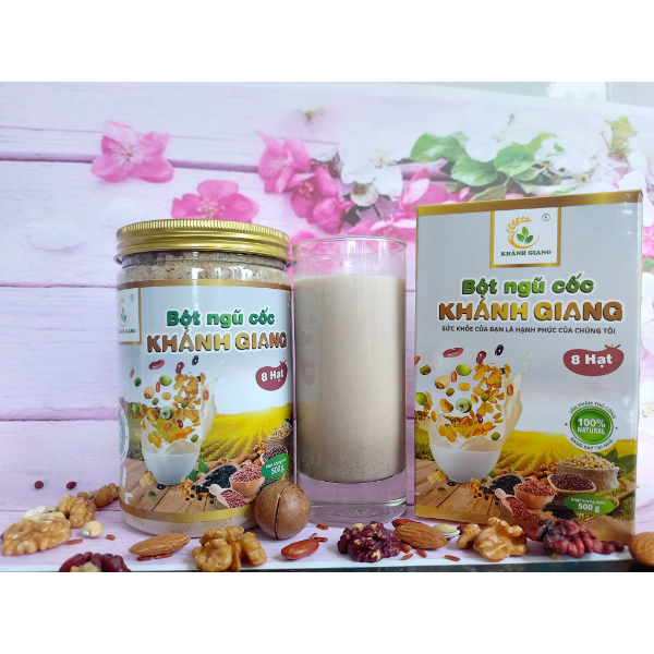 OCOP - Bột Ngũ Cốc Khánh Giang (8 Loại Hạt) - Hộp 500g