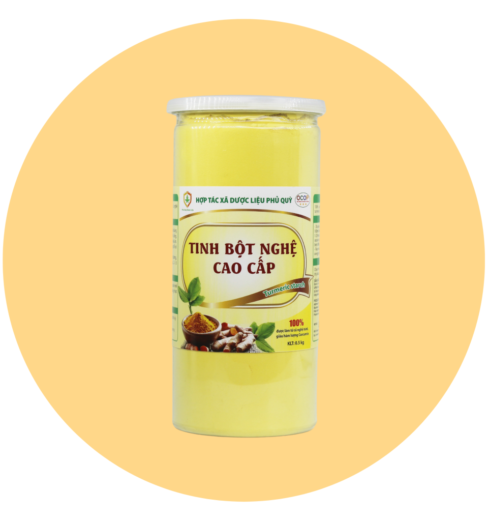 OCOP - Tinh bột nghệ Phủ Quỳ cao cấp 500g