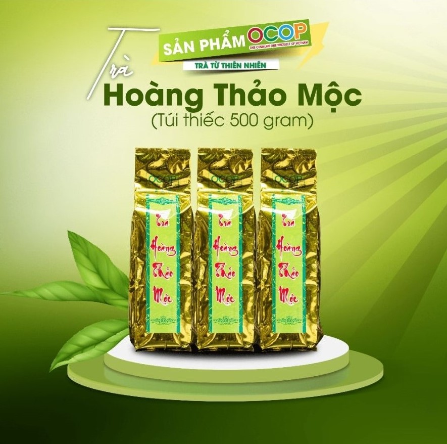 OCOP - Trà Hoàng Thảo Mộc túi thiếc 500g