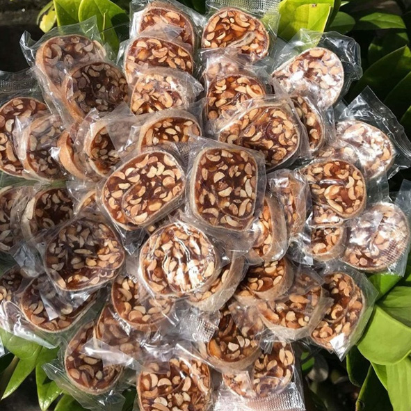 Kẹo Chuối Cuộn Bánh Tráng Kiên Long - Túi 300g