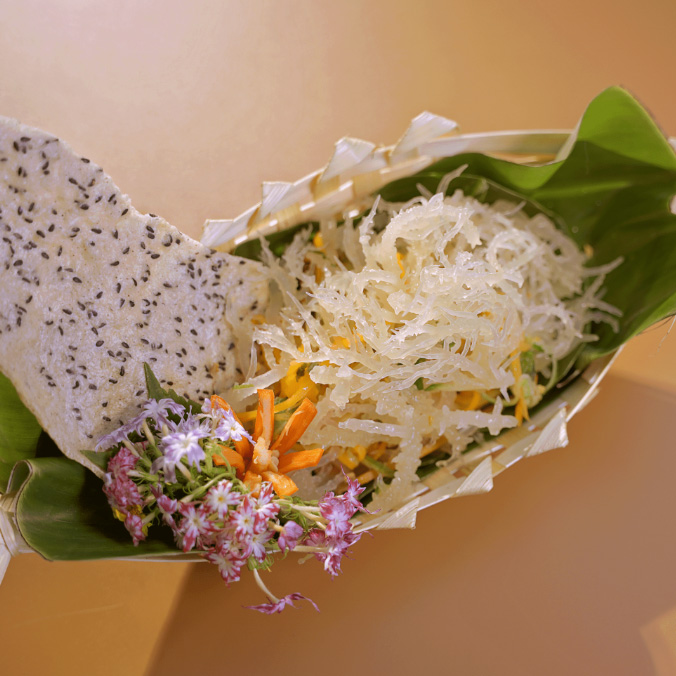 Rong sụn biển tẩm chanh dây