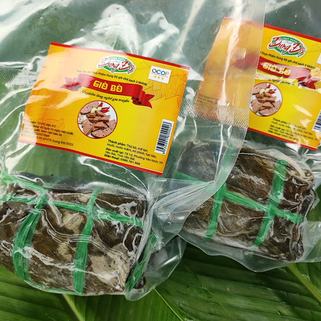 Ocop - Giò Bò Dung Độ - Giao nội tỉnh Yên Bái 500Gram