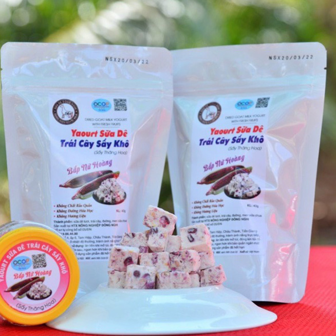 OCOP - Yaourt sữa dê trái cây khô - gói 40gr