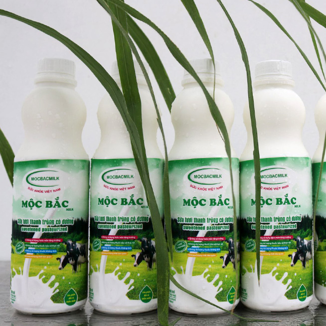 OCOP - Sữa thanh trùng MỘC BẮC MILK Chai 890 ml