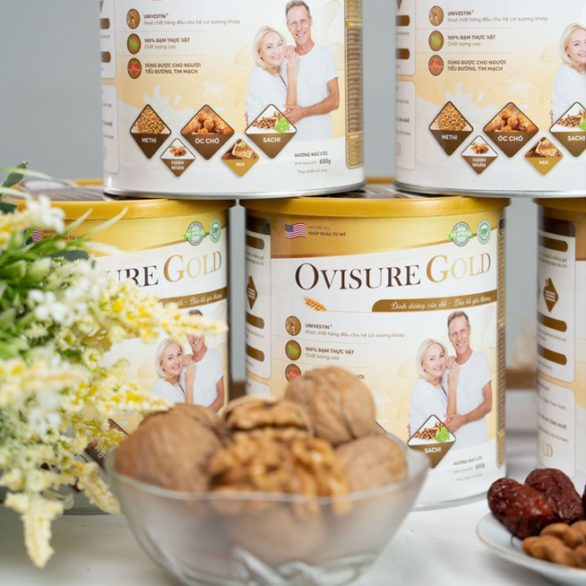 Sữa Hạt Xương Khớp Ovisure Gold Hộp 650gr