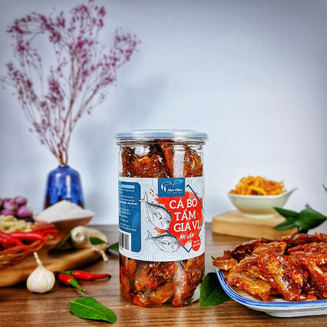 CÁ BÒ TẨM GIA VỊ ĂN LIỀN 400GR - MẬN KHOA