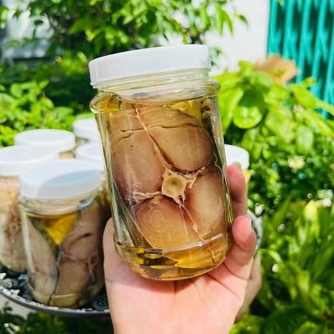 Cá thu ngâm dầu - 500gr