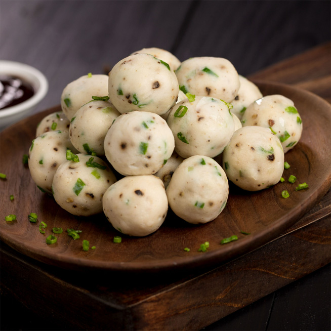 Chả viên hành tiêu - 2 gói x 500g - giao hàng nội bộ tỉnh Hậu Giang