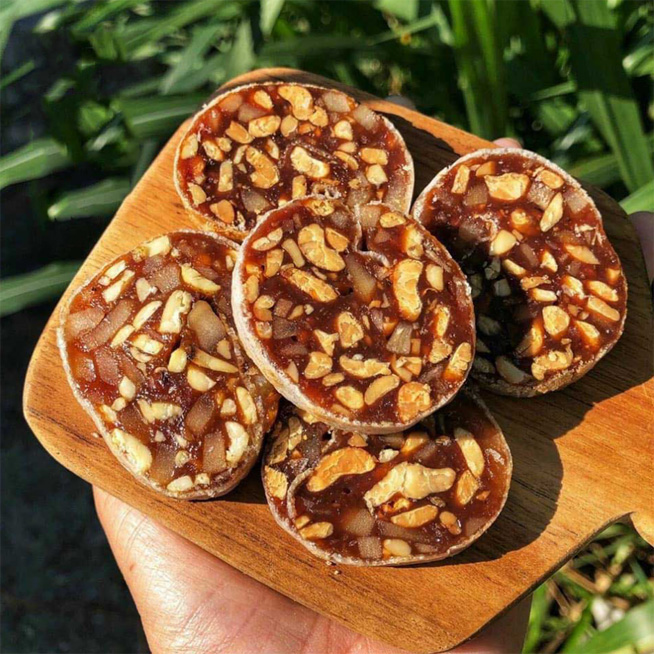 KẸO CHUỖI ĐẬU PHỘNG CUỐN BÁNH PHỒNG - 500gr