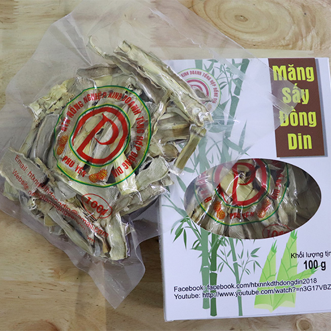 OCOP - Măng sấy Đồng Din - Phú Yên – Hộp 100gr