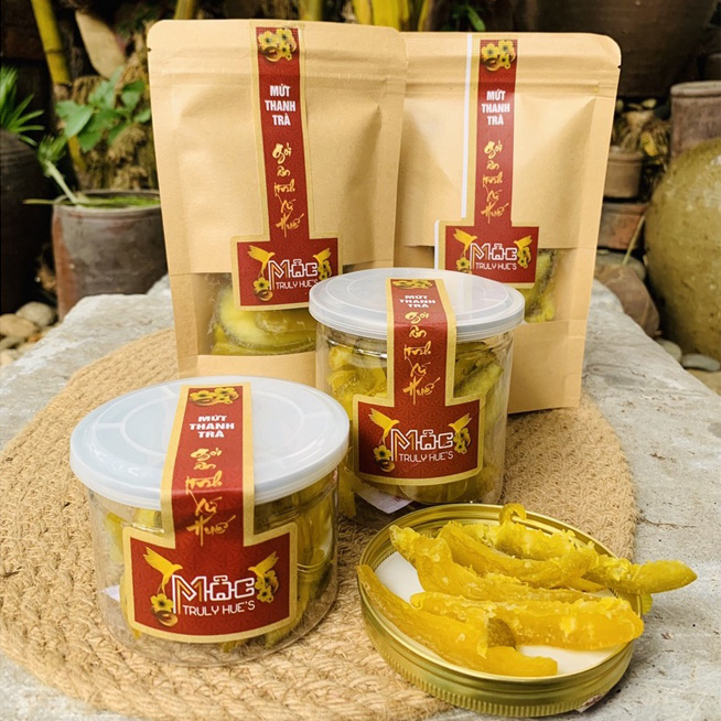 Mộc Truly Hue's - Mứt Thanh Trà Thanh Ngọt, Dai Ngon Túi 100gram