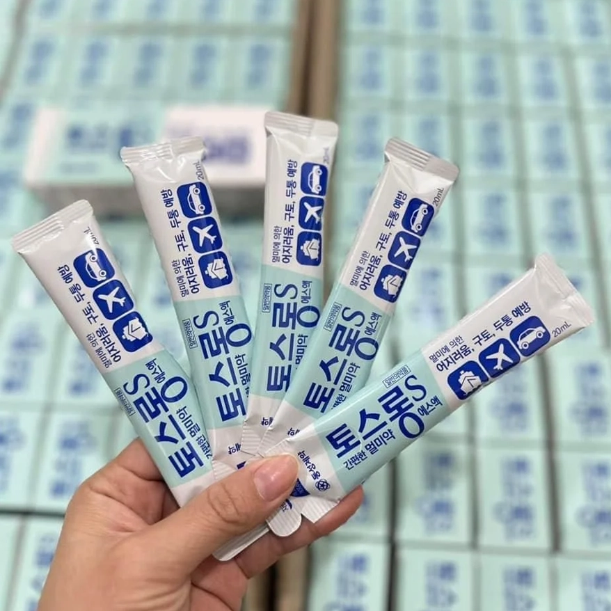 Nước uống chống Say xe Dongsung Hàn Quốc dạng gói tiện lợi (20ml)