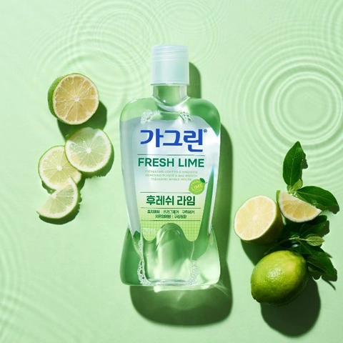 Nước súc miệng the mát gói tiện lợi Garglin Freshlime dung tích 10ml